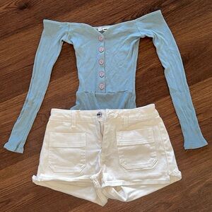 Dolls Off Shoulder + Short Outfit Bundle